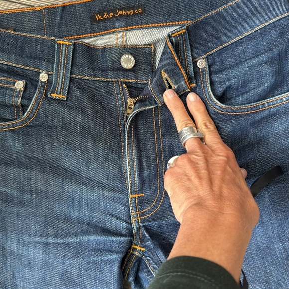 Japanese brand Nudie Jeans Slim Jim Vintage Mens Denim Pants Jeans Size 30 - Picture 3 of 12